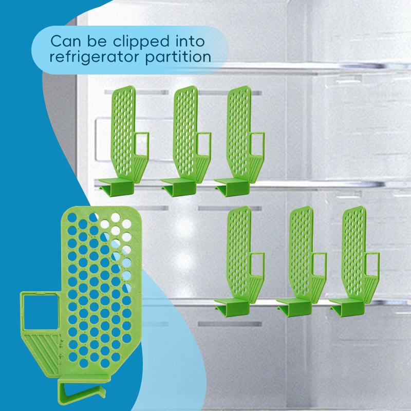 Multi-functional Storage and Organisation Cleaning Utensils No-punch Adjustable Mobile Reusable Refrigerator Dividers