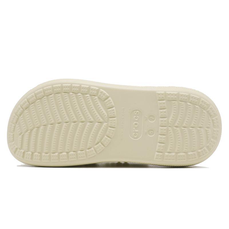 Crocs Crush Clog EVA youthful versatile puff hole shoes women's bone white