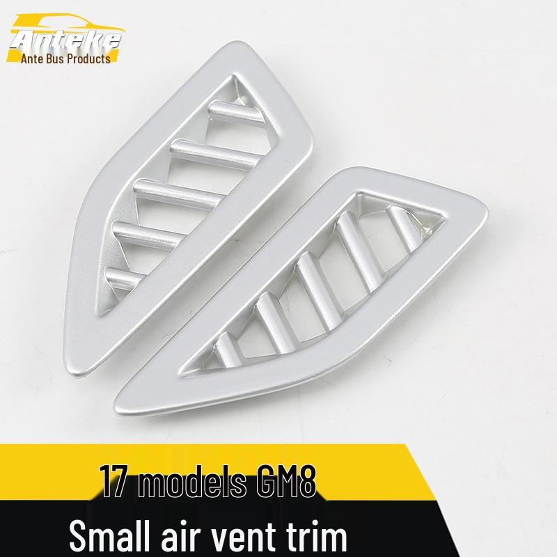 17 GM8 Air Outlet Decorative Frame - Center Console Dashboard Cooling Vent Sequin Sticker