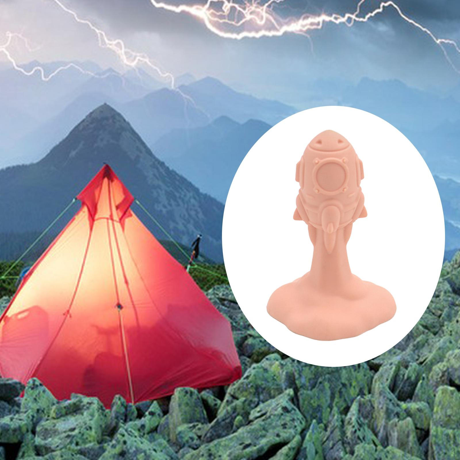 

Защитный колпачок для палаточного столба, защита от грома, шляпа, захваты для брезента для кемпинга Pink