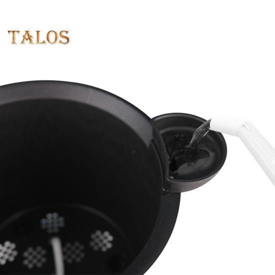 Selbstbewässernder Blumentopf, Pflanztopf mit Beinen aus Massivholz, einfarbiger Blumentopf mit Drainagelöchern für den Hausgarten