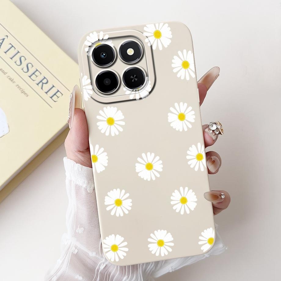 For Honor X6c Case New Fashion Cartoon Luxury Girly Painting Funda For Huawei Honor X6C X6 C X 6C Cover Matte Liquid Silicone