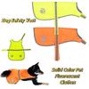 Reflective Dog Safety Vest Breathable Bright Orange Puppy Visibility Jacket Yellow Adjustable Pet Fluorescent Clothes Running
