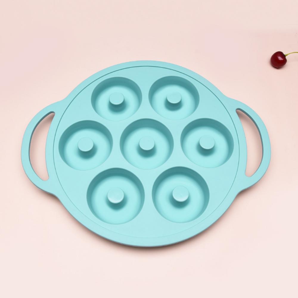 Donut Silicone Cake Pan with Hardware Easy Demoulding Silicone Cake Mold DIY Baking