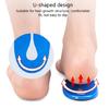 2x Pains Relief Cushions Shock Absorbing Shoe Inserts Plantar Fasciitis Heel Pad