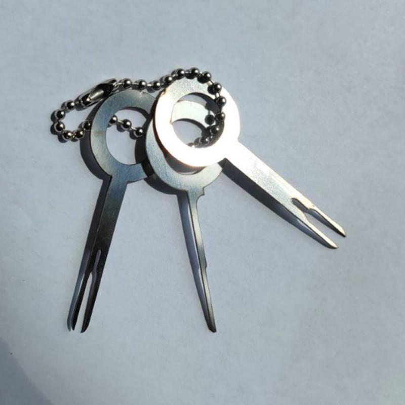 Instrument de îndepărtare a terminalelor auto, sârmă electrică, sertizare, conectori split, extractor de pin, kit chei pentru repararea auto, scoateți pinii