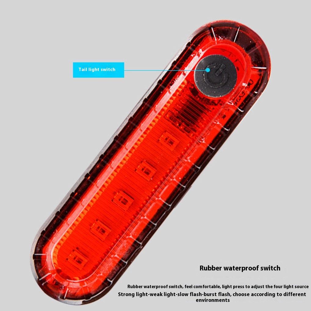 Rechargeable Bike Light With Four Light Mode Options For Night Riding Bike Lights For Night Riding