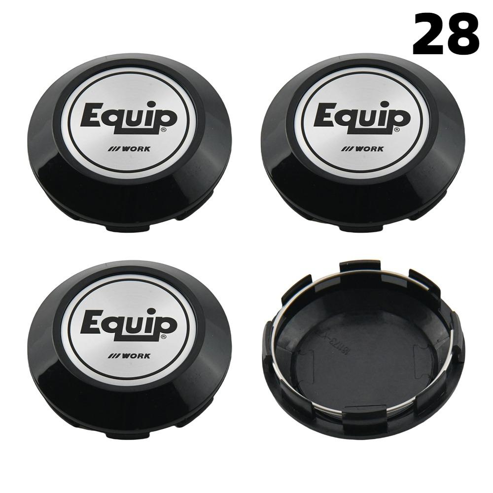 4PCS OD 76MM / ID 72MM Cap For Rims WORK EMOTION EQUIP MEISTER VS Emblem Wheel Center Cap Sport Car Logo Wheel Cover Hub Caps