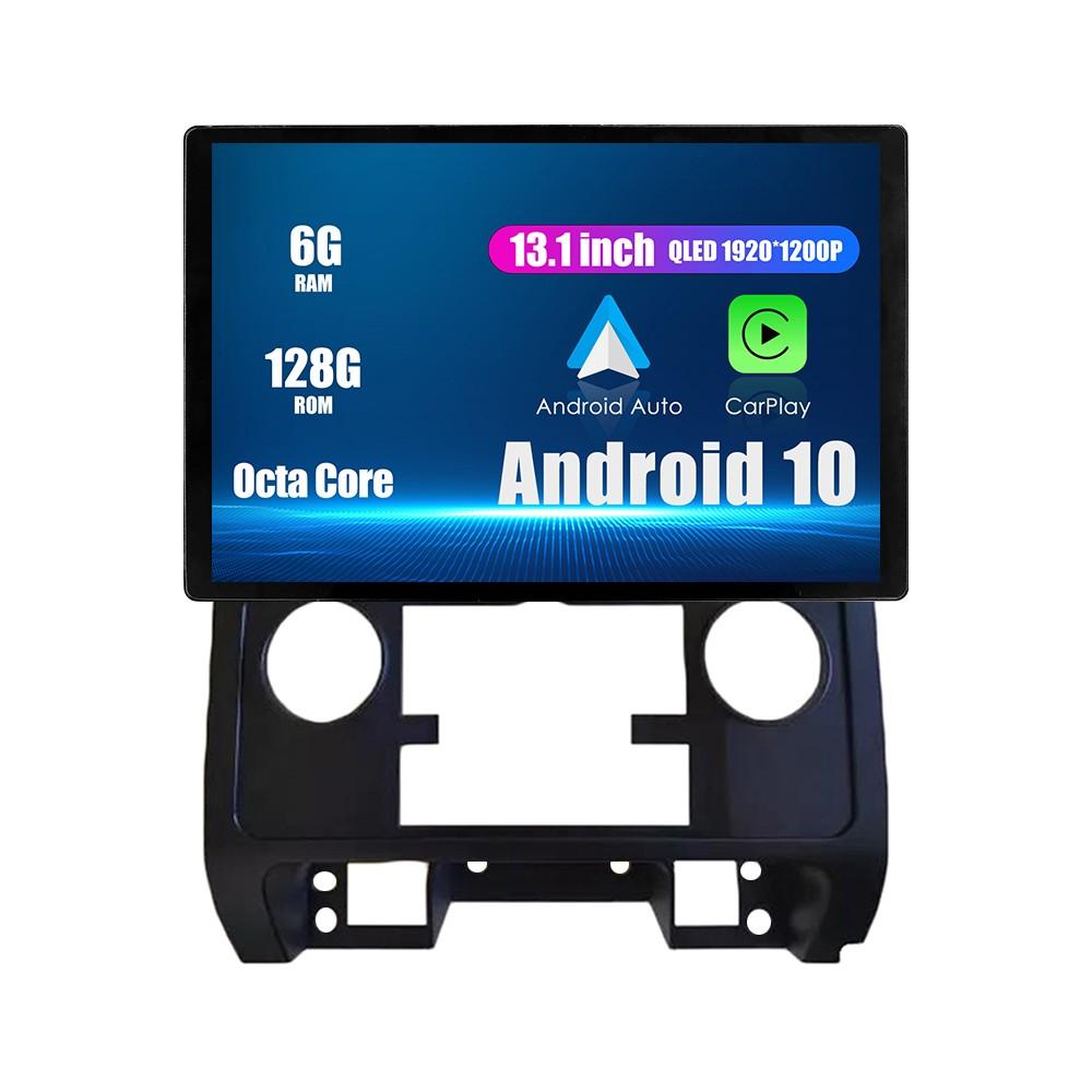 Android Radio 13,1" bilstereo navigasjonshovedenhet Multimediaspiller GPS for Ford Escape 07-12 for Mazda Tribu, hvis aktuelt