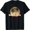 Santa Barbara California Retro Vintage Sunset T-Shirt