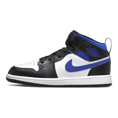 Air 1 Mid PS Racer Blue Kinder Sneaker Weiß Schwarz 640734-140