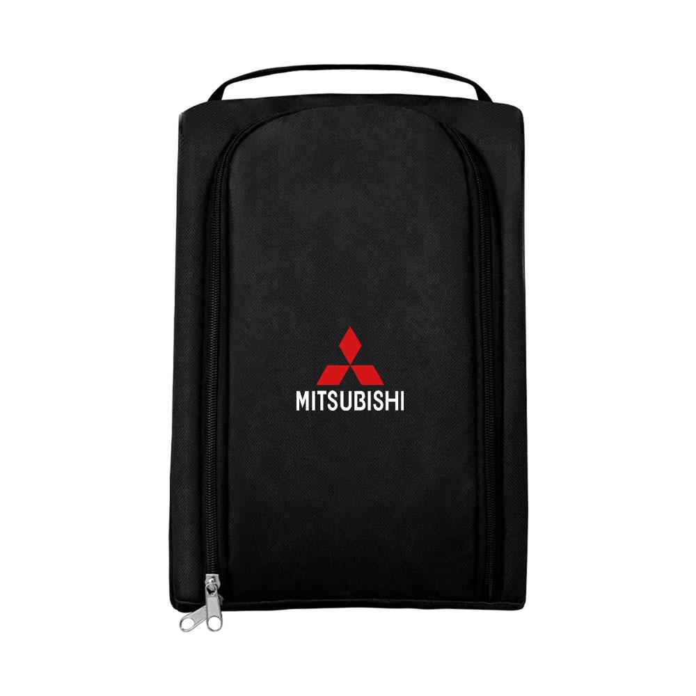 Car Emblem Sneaker Storage Bag Auto Organizer Interior Accessories for Mitsubishi Asx Lancer V73 Triton Colt Evolution Xpander