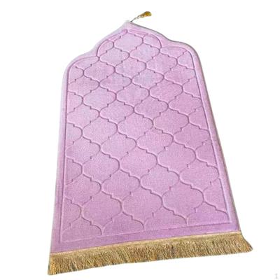 Islamic Prayer Mat Portable Flannel Carpet for Travel And Home Use