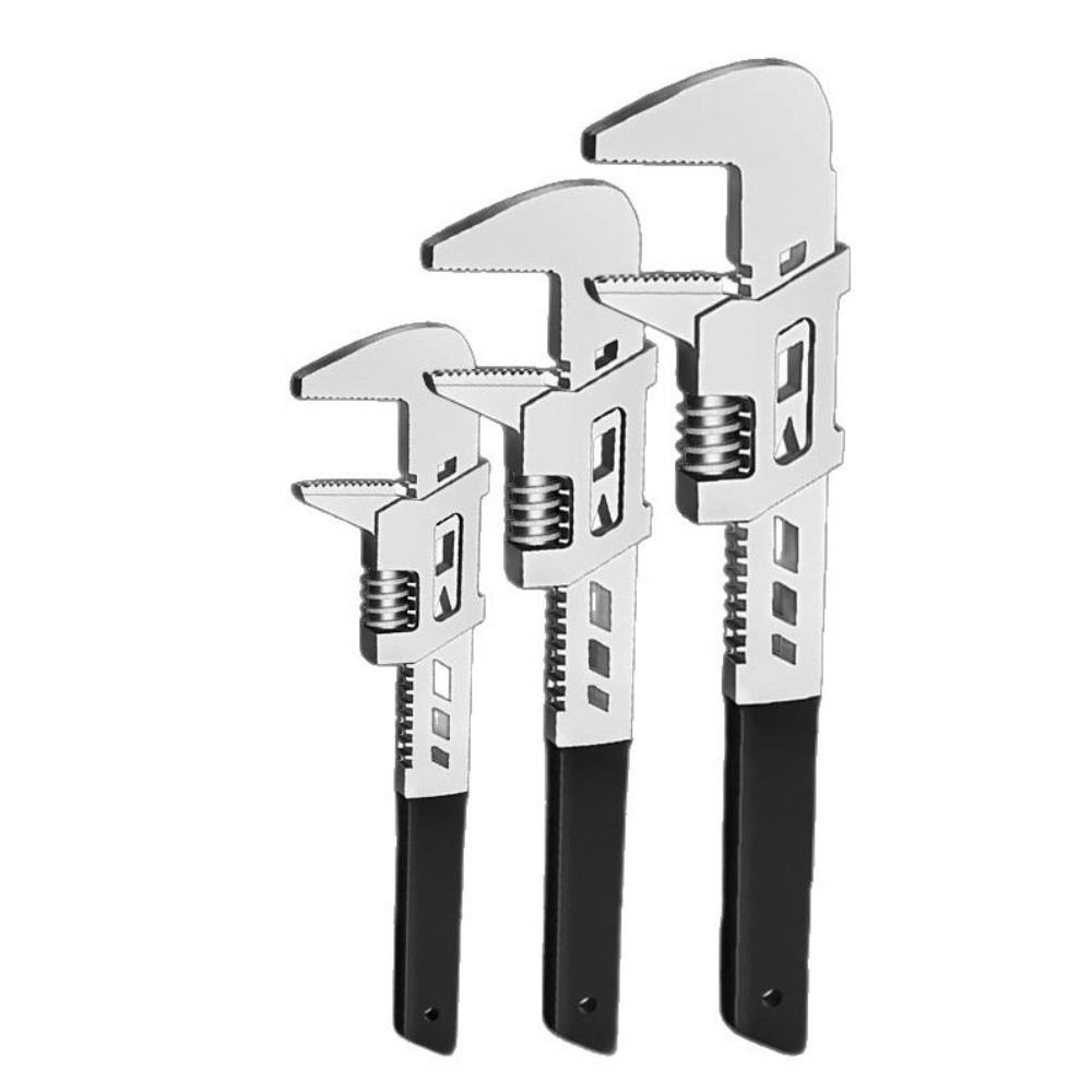 Large Opening Universal Adjustable Wrench Wide Jaw Opening Wrench  For Bathroom Pipe