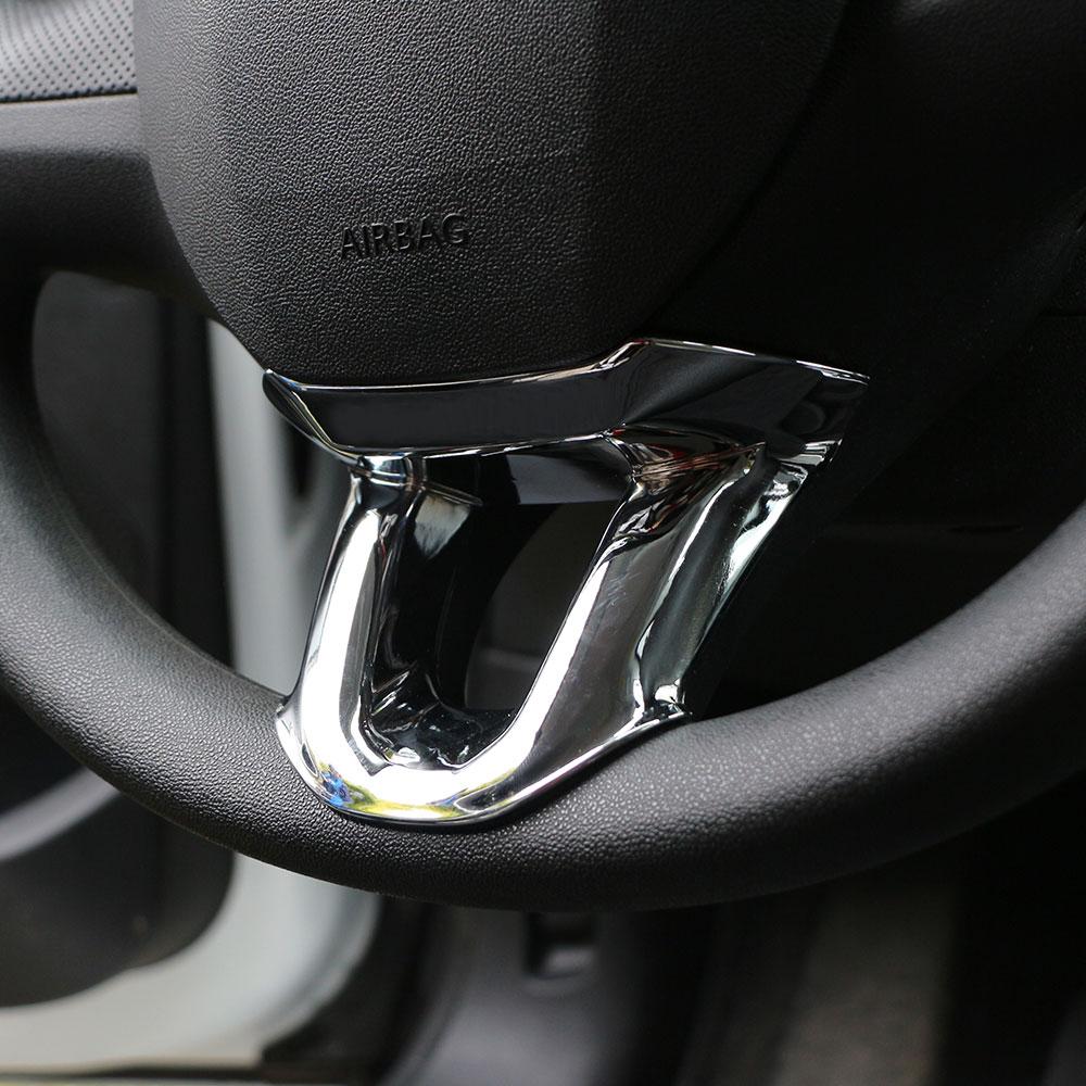 For Peugeot 208 2008 2014 2015 2016 2017 2018 Steering Wheel Panel Sticker Decoration Cover Trim Interior Accessories