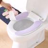 2Pcs Toilet Cushion Soft Warm Waterproof Toilet Seat Cover Closestool Cushion for Bathroom