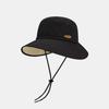 New Summer UV Protection Hat for Women Wide Brim Double-side Wear Fishermen Cap Female Solid Color Hiking Climbing Sunshade Hat