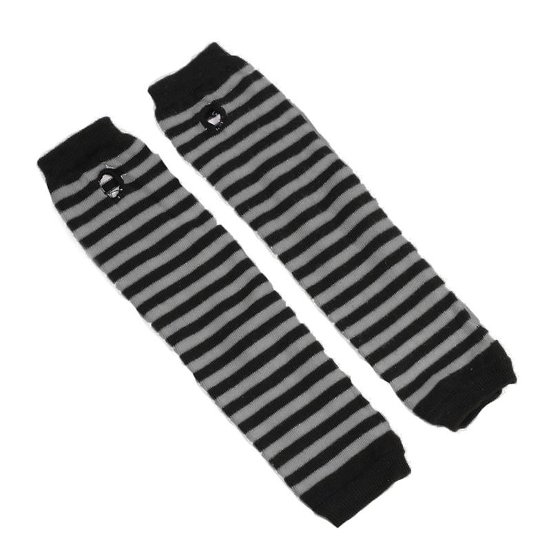 Ins Spring Summer Sports Long Fire Ninja Knitted Gloves Emo Women'S Sleeves Y2K