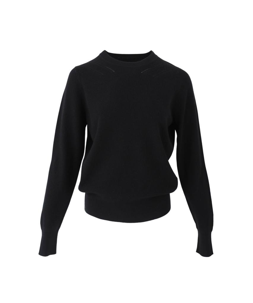 Baseukala Round Neck Long Sleeve Waffle Knitwear (4Colors)