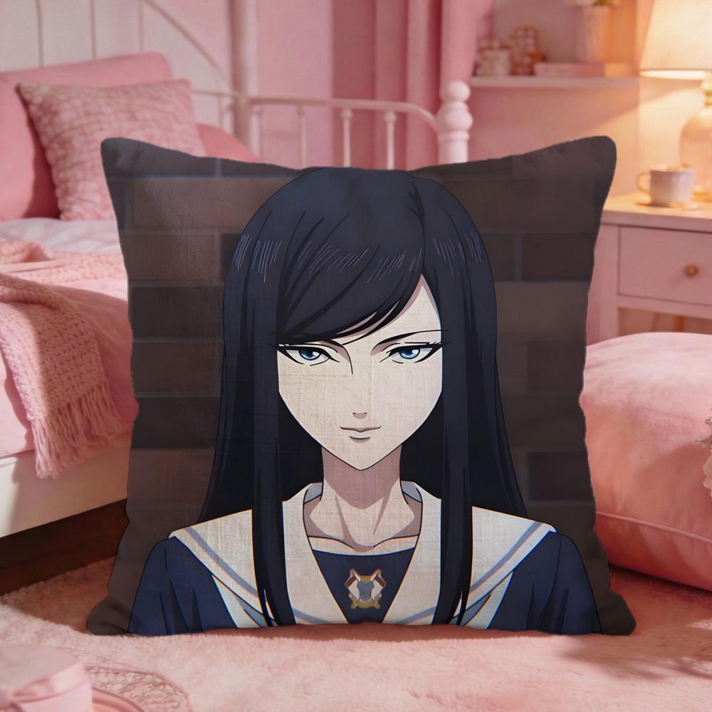 Migi  DDalis Anime Classic Cushion Cover Premium Comfort Reversible Pillow Cove Two In One Design For Any Room  Car Interior