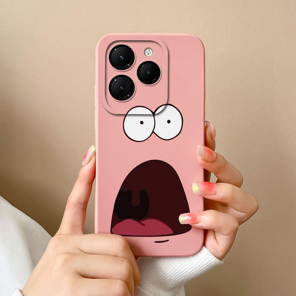 Phone Case For Itel RS4 Infinix GT 20 Pro Hot 40 Zero 30 Note 40 Pro+ 5G Back Cover Lovely Dinosaur Screen Protector Matte Liquid Soft Silicone Bumper