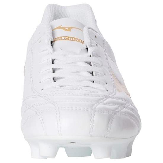 Mizuno Pohodlný Všestranný AG (Gumové krátké cvočky) Umělá tráva Protiskluzové Odolné Fotbalové kopačky Unisex Fotbalové kopačky Bílé Platinové P1GA249407