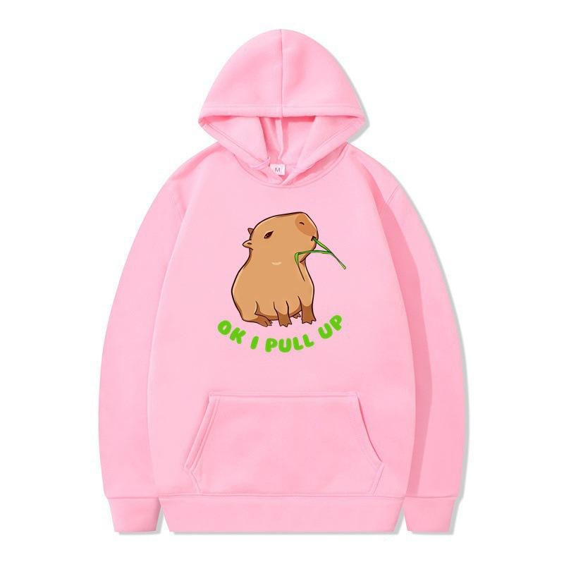 Autumn and winter animation funny hoodie men's and women's sweater hooded and velvet one piece