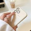 IPhone 17 Pro Max Case: Apple 16 Large Window Imitation Liquid Silicone, Anti-Fall, with 15 Lens Film for Women