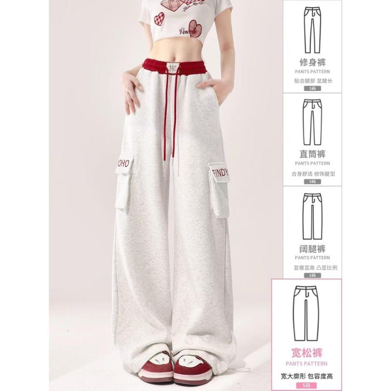 

Спортивные комбинезоны ретро пэчворк свободные карманы новые спортивные штаны прямые спортивные штаны дети 2XL серый