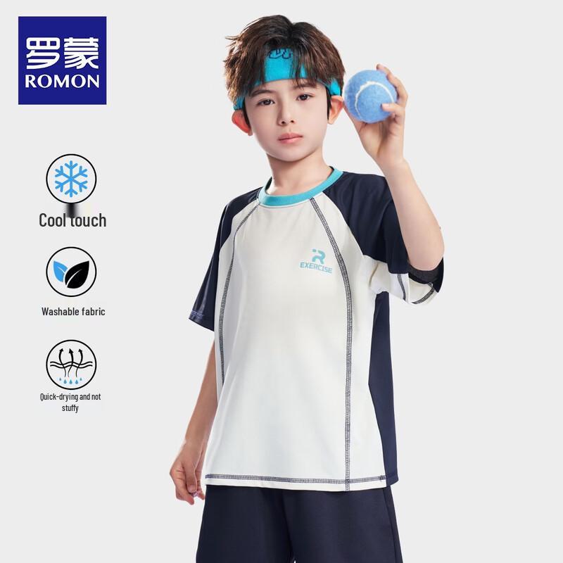 Romons Boys  Quick-Dry Short Sleeve Sport T-Shirt 120