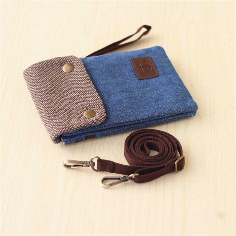 Denim Damen Mini-Schultertasche Umhängetaschen Clutch Geldbörse Damen Crossbody-Taschen Handy-Taschen