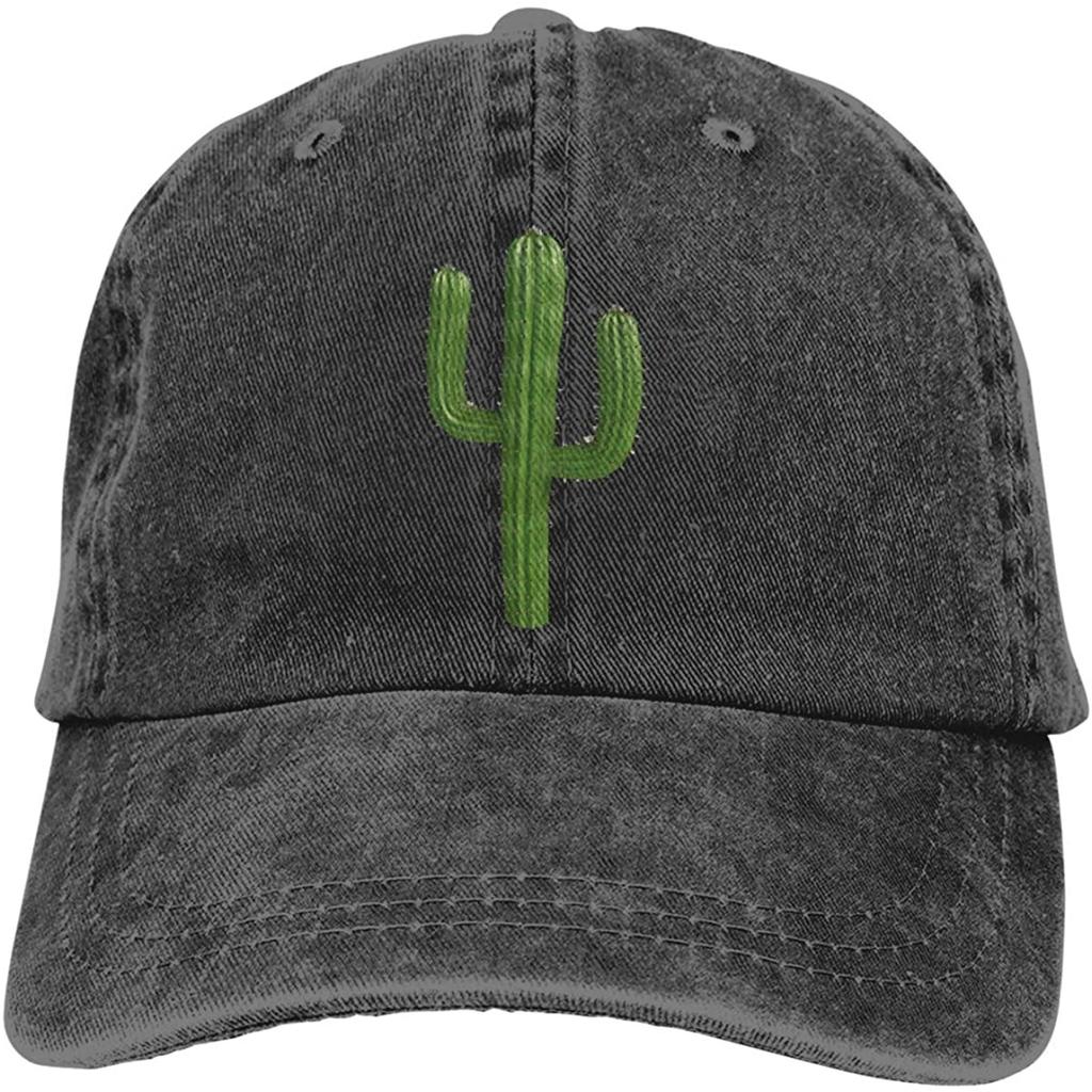 Arizona Saguaro Cactus Navy Blue Denim Caps Unisex Cotton Baseball Cap Unisex Trucker Hat Outdoor Sun Hats