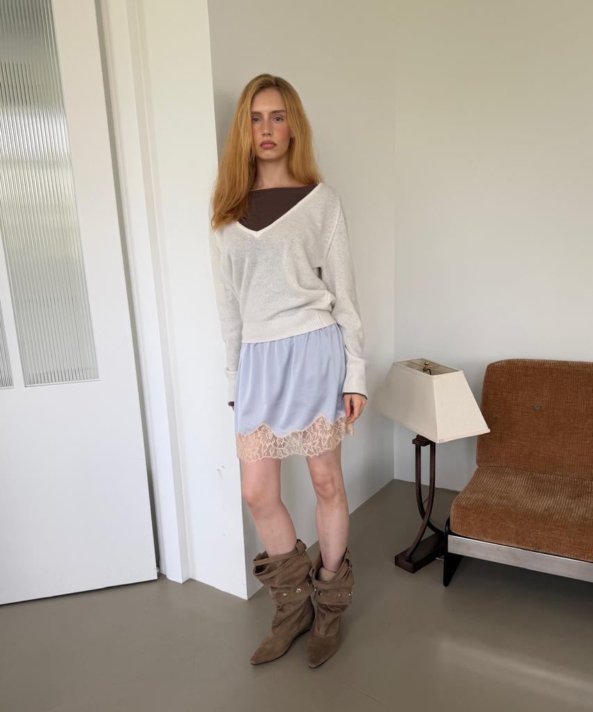ASURA Basic Angora Boat T (Brown)