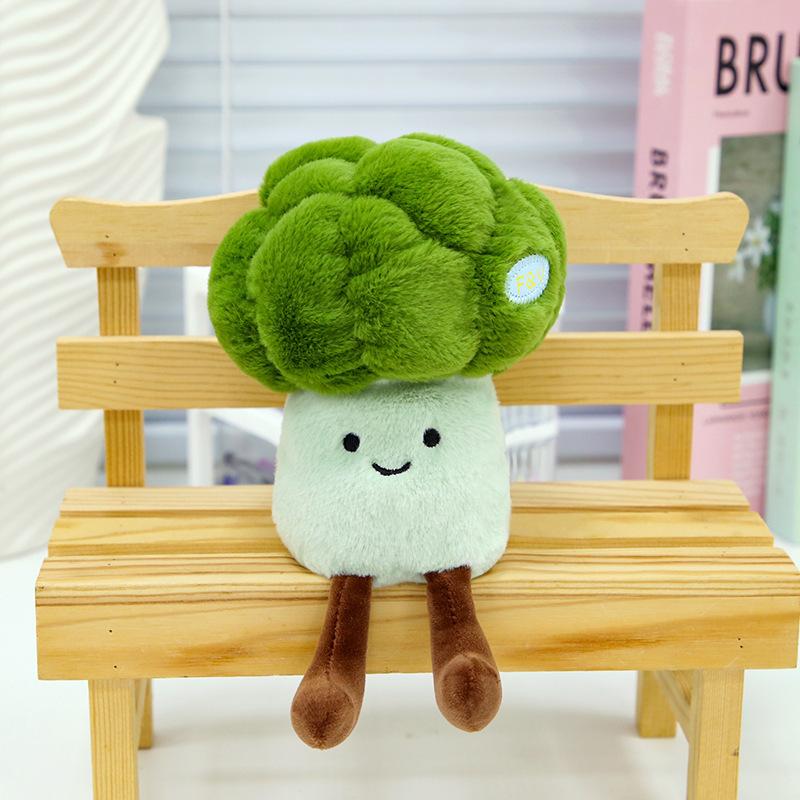 

Zhangzhongbao Ecological Vegetable Series Simulated Cauliflower Eggplant Corn Doll Doll Plush Doll Gift As shown