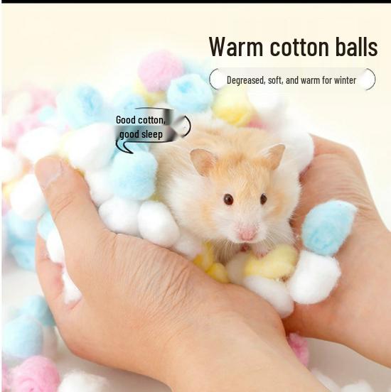 Winterwärme Baumwollnest für Hamster - Exklusiv für Neulinge