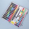 Watercolor Paint Set with Brush Portable Boxed Paints Set Pocket Artist Watercolor