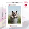 Ragdoll cat Pattern  3pcs 100% Round Full Drill 5D DIY Diamond Painting Embroidery Cross Stitch Rhinestone Décor