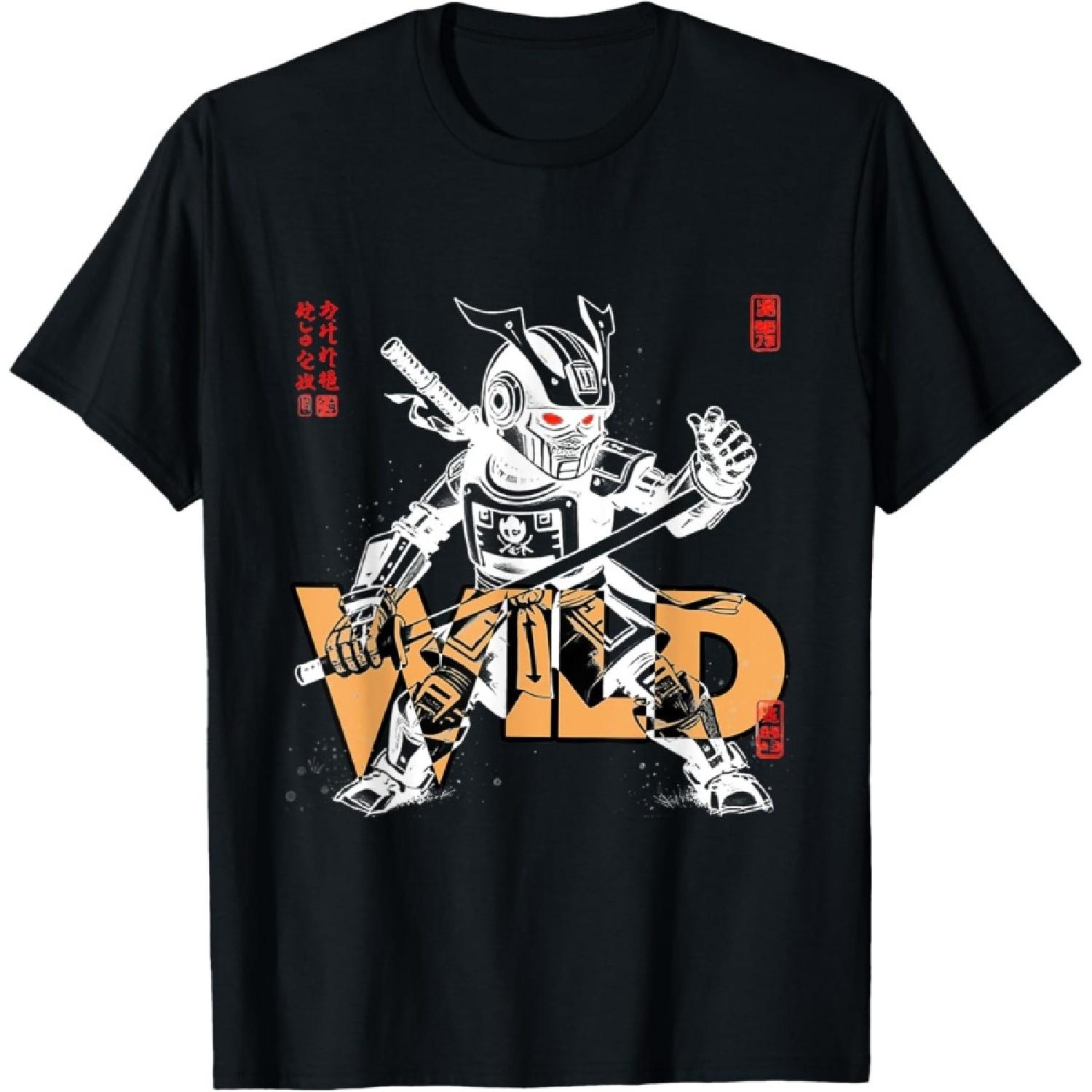 

Wild Retro Vintage Robotic ROBOT Art Science & Math Boy Kid T-Shirt XXXXXL чорний