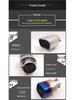 Stainless Steel Muffler Tailpipe for Citroen C3-XR/Venucia T70/Zotye T600