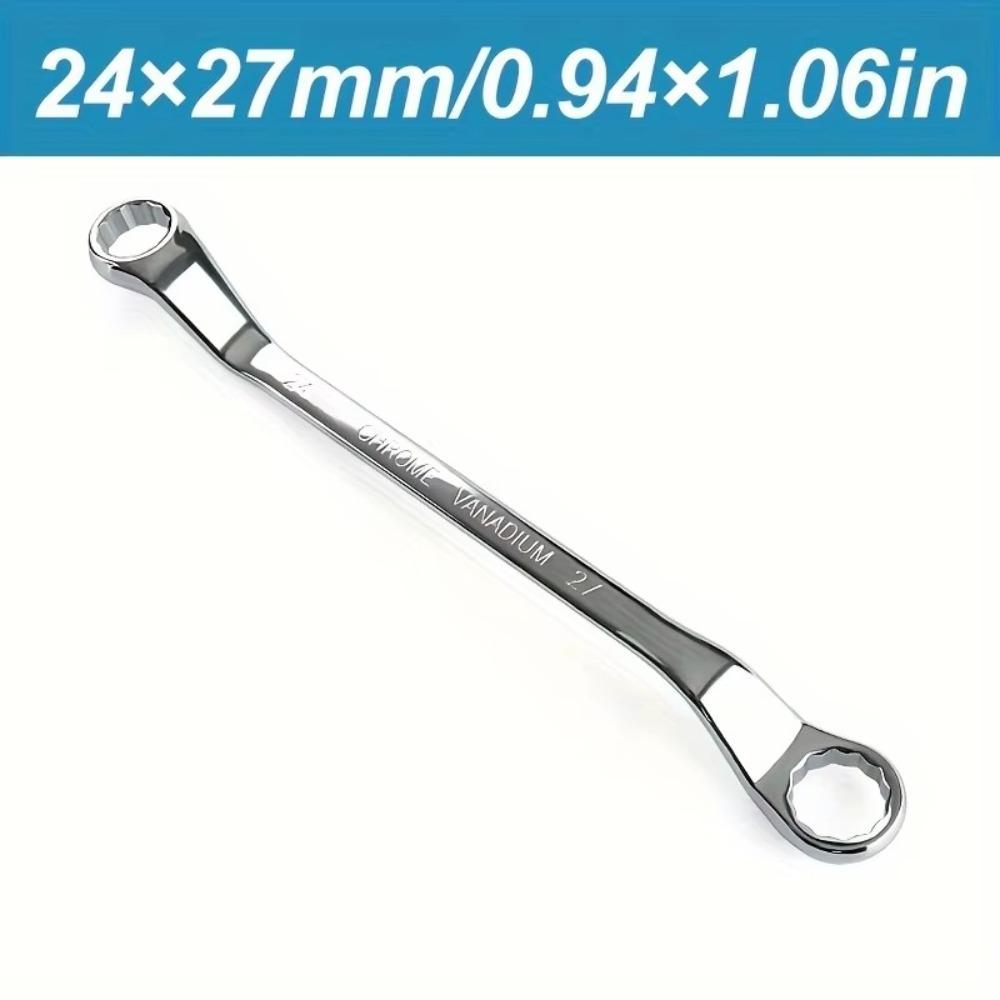 Dual Head Plum Wrench Chrome Vanadium Steel Dual-purpose Wrench Repair Tool Dual Head Wrench