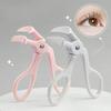 2Pcs/set Eyelash Curler Long-lasting Setting Wide-angle Partial Eyelash Curler Portable for Men and Women