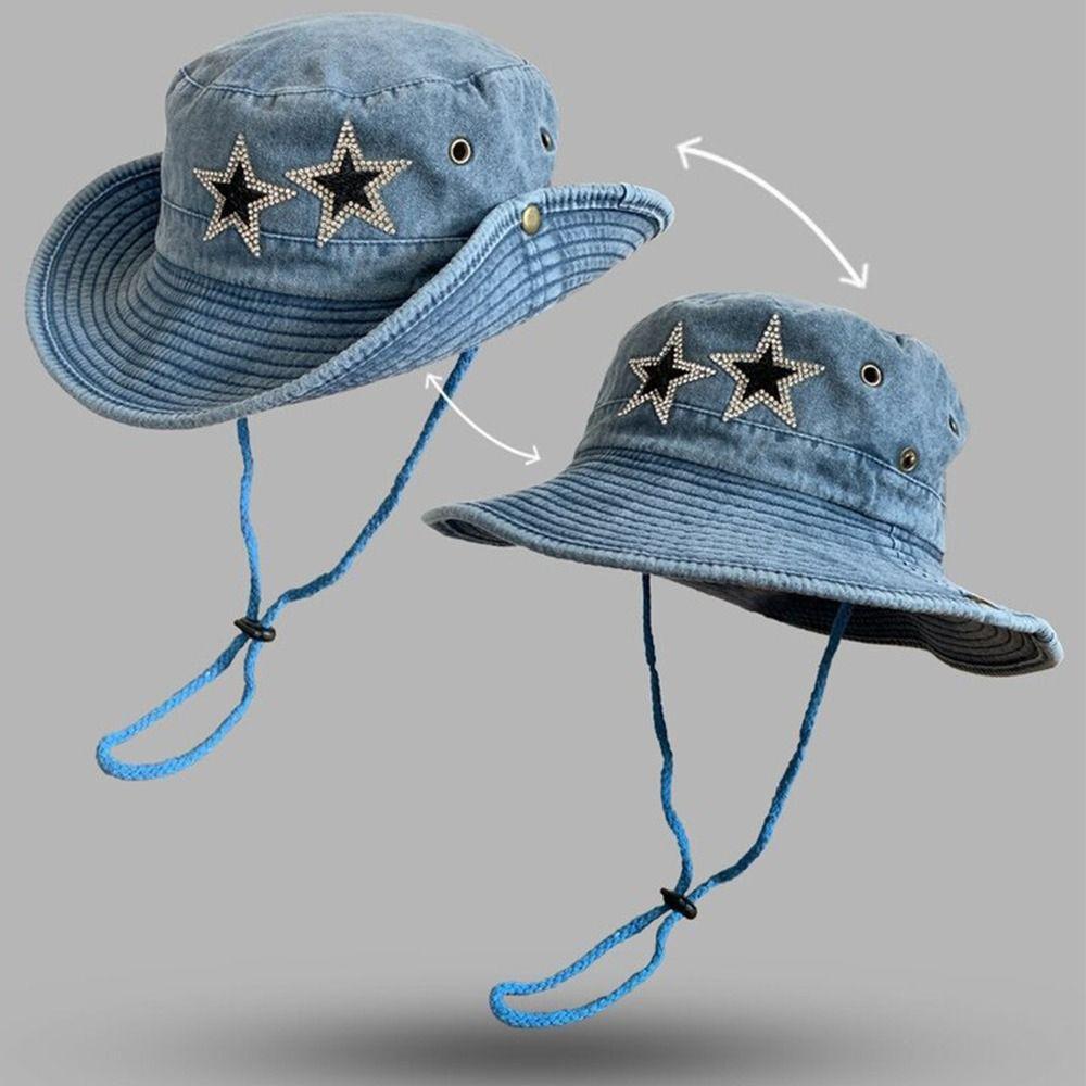 Fashion Cute Grunge Cowboy Hat Lightweight Comfortable Treny Cap Soft Breathable Grunge Cowgirl Hat For Women