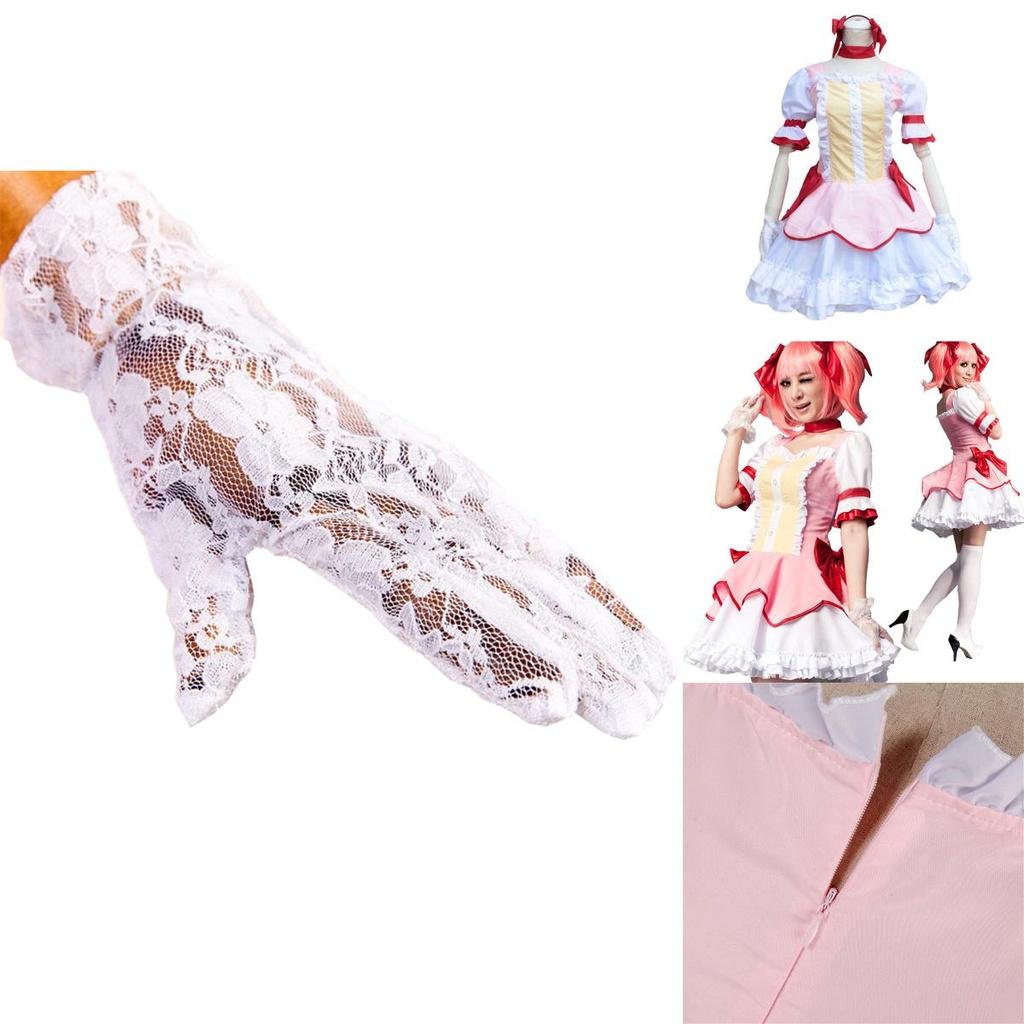 Delightful Madoka Kaname Puella Magi Madoka Magica Cosplay Costume Fashion Outfit