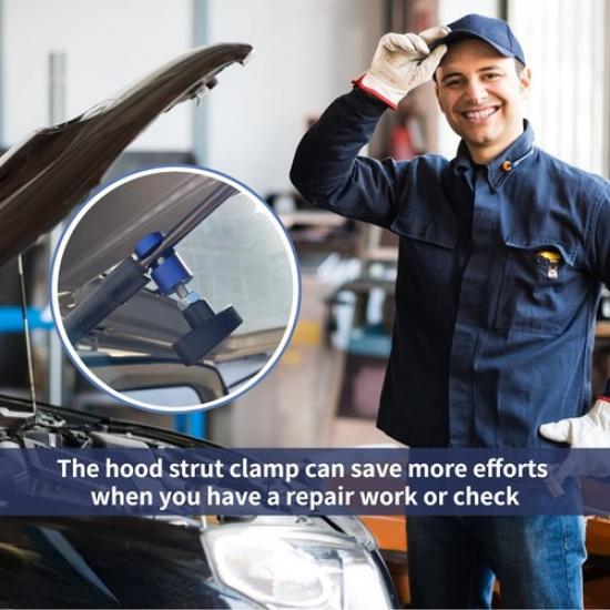 1PCS/2PCS Car Shock Prop Strut Stopper Retainer Tool Hood Lift Rod Support Clamp