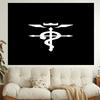 1pc Fullmetal Alchemist Tapestry, Living Room, Bedroom, Office, Party Decor, Ideal Festive Gift