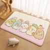 S-Sumikko Gurashi Exquisite Floor Mat Floor Mat Soft Flannel Non-Slip Door  Rug for Living Room