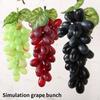Artificial Fruit Grapes Plastic Fake Leaves Christmas Decoration Garden Wedding Birthday Party Supplies Photography Props