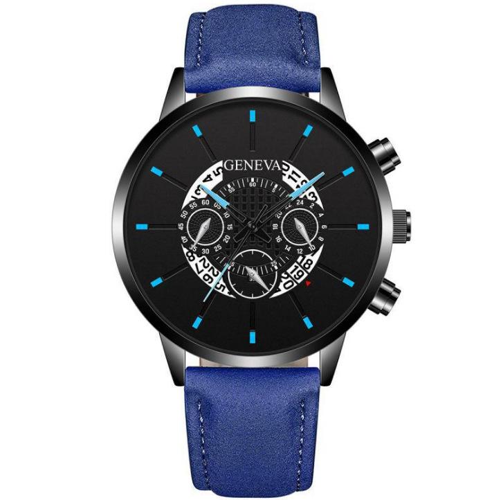 Geneva Wish Fashion Creative Calendar, Men'S Business Belt Watch
