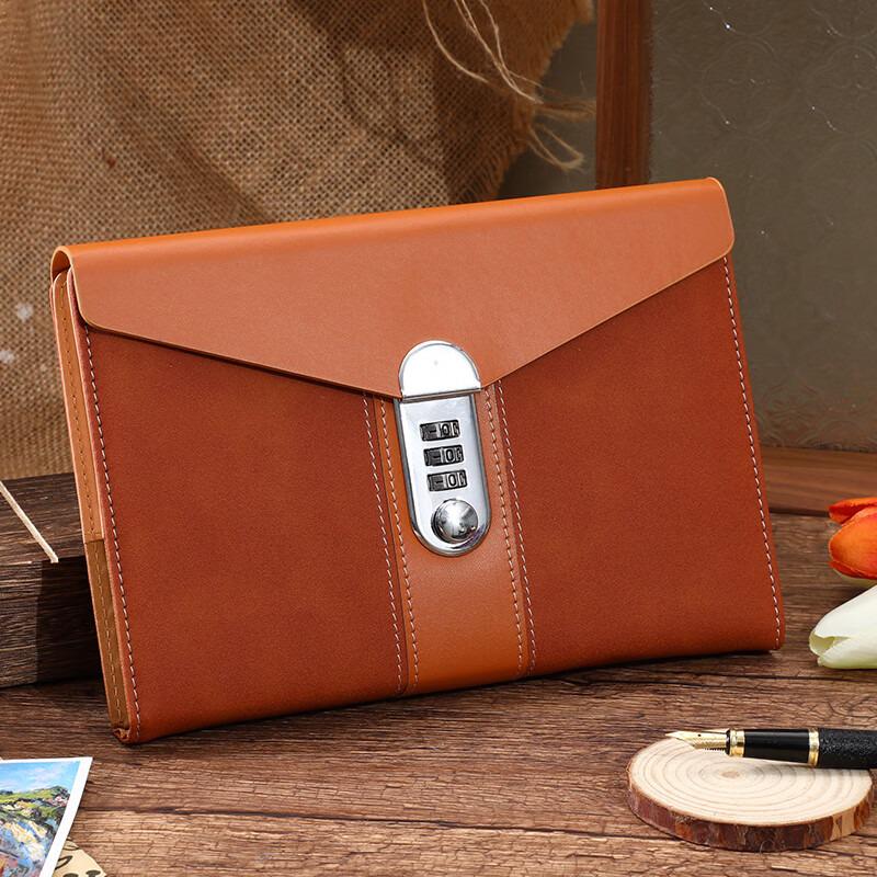 Minimalist Lock Diary & Notebook with Invisible Combination Closure for Students & Professionals