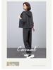 Women's Spring & Autumn 2025 Fashionable Casual Sportswear Set: Loose Sweatshirt & Wide-Leg Pants Two-Piece 